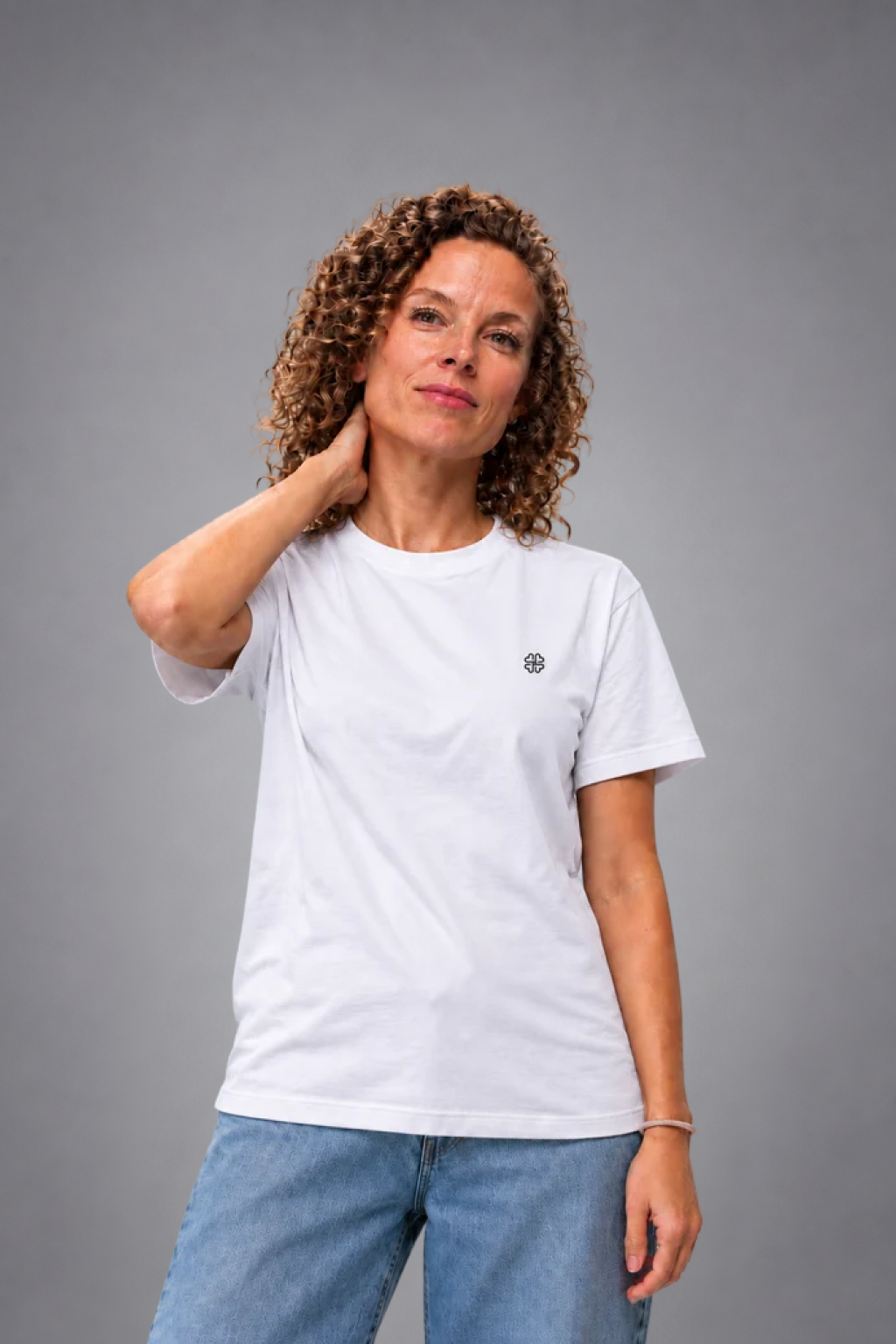 Square twist White
